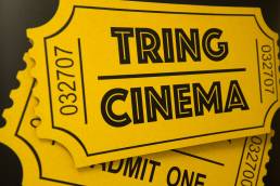 Tring Cinema logo design